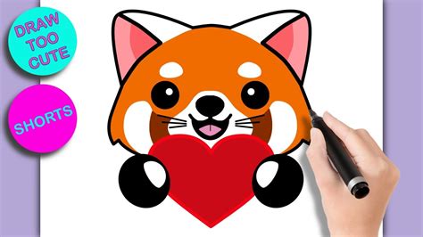 Cute Red Panda Drawings