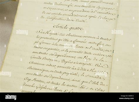 The treaty of paris 1763 hi-res stock photography and images - Alamy