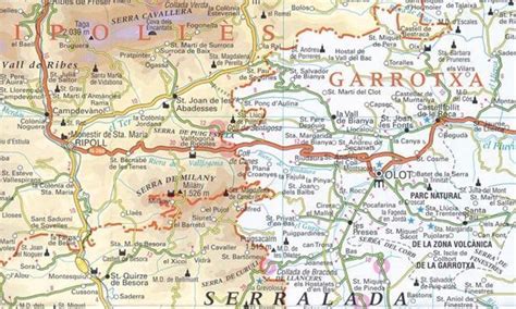 MAPA DE LES COMARQUES DE CATALUNYA Nº 4 Osona Ripollès Distrimapas