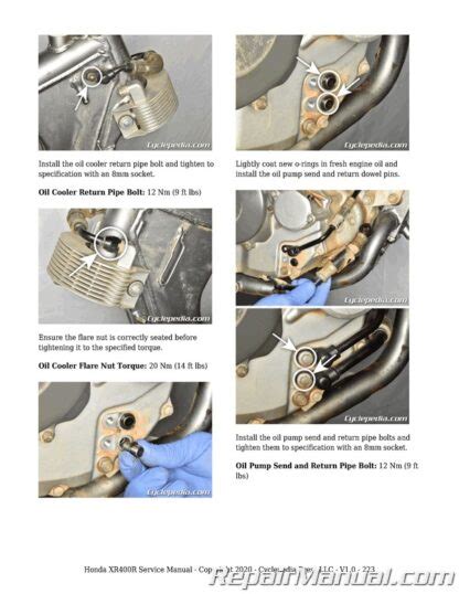 Honda XR400R Service Manual