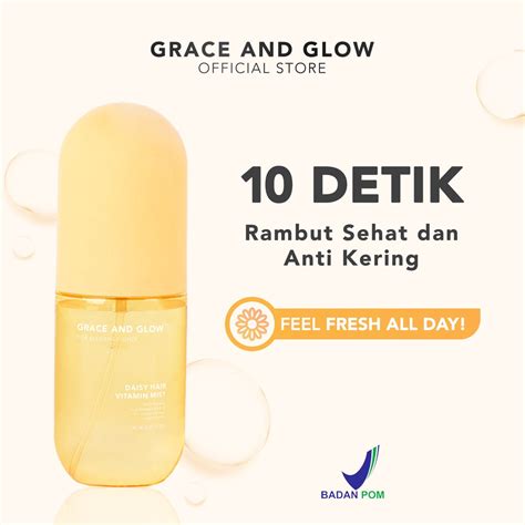 Jual Grace And Glow Daisy Hair Vitamin Mist 100 Ml Parfum Rambut