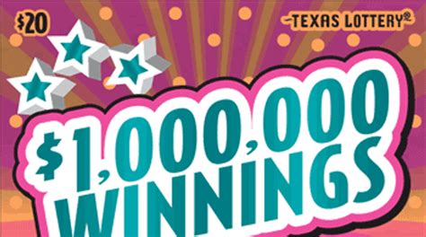 Canyon Resident Wins 1 Million In Texas Lottery Scratch Off Game