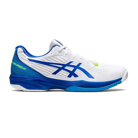 Asics รองเท้าเทนนิสผู้ชาย Solution Speed Ff 2 Whitetuna Blue 1041a348 960 Th