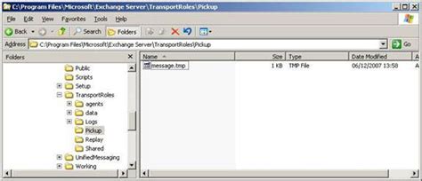 Exchange S Pickup Folder TipsMake