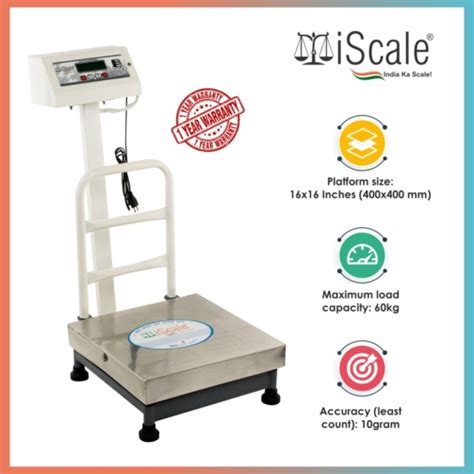 Iscale I Weight Capacity Kg X G Stainless Steel Digital Weighing