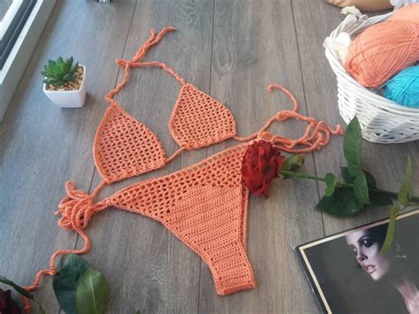 Crochet Bikini Set Crochet Bikini Bikini Set Crochet Swimsuit Etsy