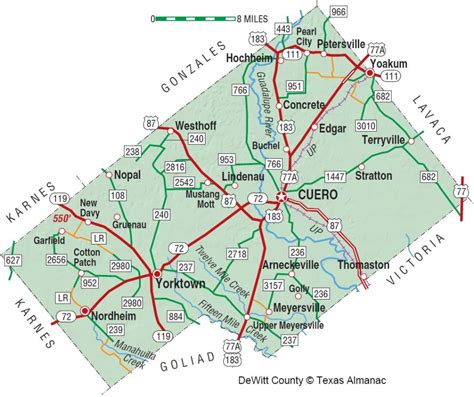 Yoakum County Texas Map | Free Printable Maps