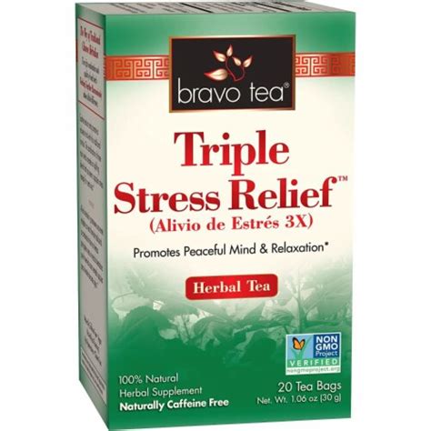 Bravo Teas And Herbs Tea Triple Stress Relief Bag Pack