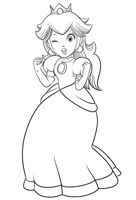 Agregar 83 dibujo peach para colorear última vietkidsiq edu vn