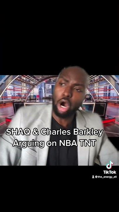 Shaq And Charles Barkley Arguing On Nba Tnt 😂 Shorts Youtube