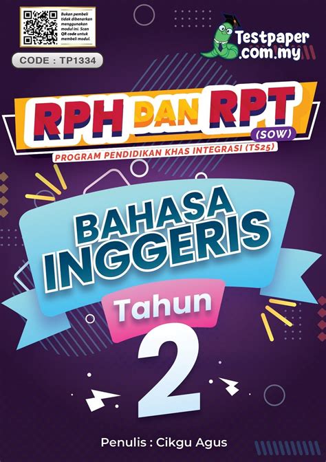 Rph Dan Rpt Sow Program Pendidikan Khas Integrasi Bahasa Inggeris Tahun 2 Ts25 Cikgu