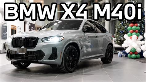 BMW X4 M40i 2023 Walk Around In Brooklyn Grey Metallic YouTube