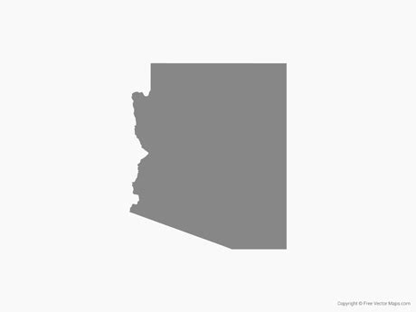 Arizona Outline Vector at Vectorified.com | Collection of Arizona ...