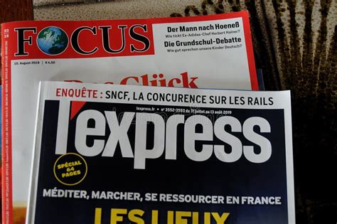 French News Magazines on Kiosk, Editorial Stock Photo - Image of french ...