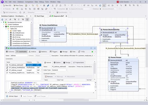 Visual Database Designer For SQL Server Data Modeling Tool