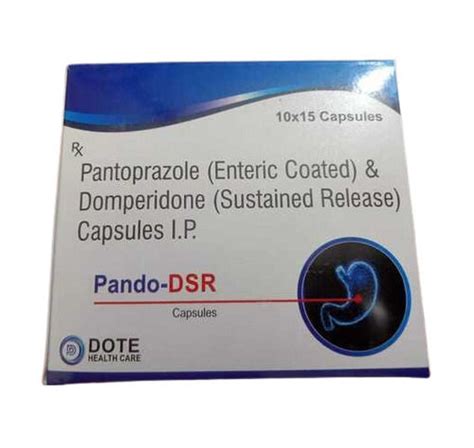 Pando Dsr Pantoprazole Enteric Coated Domperidone Sustained Release Capsules At Best Price In