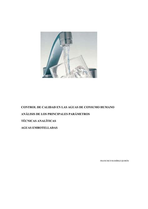 Control De Calidad Del Agua PDF