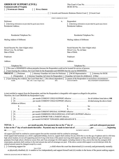 2014 2023 Form Va Dc 628 Fill Online Printable Fillable Blank