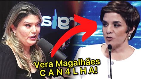 Vera Magalh Es Homenageada Ao Vivo Por Colega De Trabalho Youtube