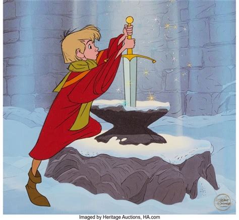 Excalibur The Sword In The Stone Limited Edition Cel 165500 Walt Disney