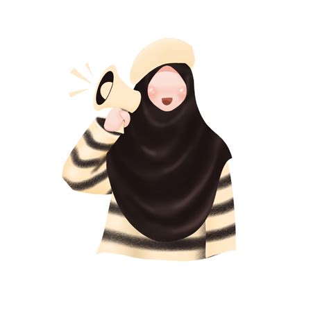 Ilustración De Mujer Hijab 23254567 Png