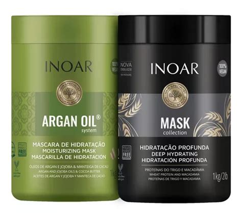 Kit Inoar Argan Oil Mask Produtos Blz Mercadolivre