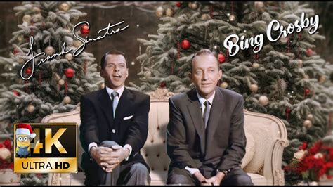 Frank Sinatra Bing Crosby Christmas Song 1957 AI 4K