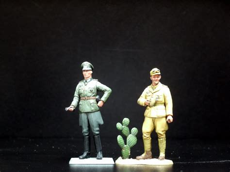 WWII Wehrmacht Officer 1 16 And 1 35 Plus Africa Tank Crew 1 35