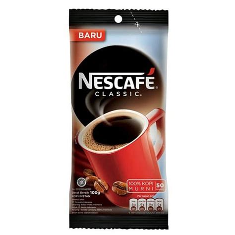 Jual Nescafe Coffee Classic Bag 50 Gr Shopee Indonesia