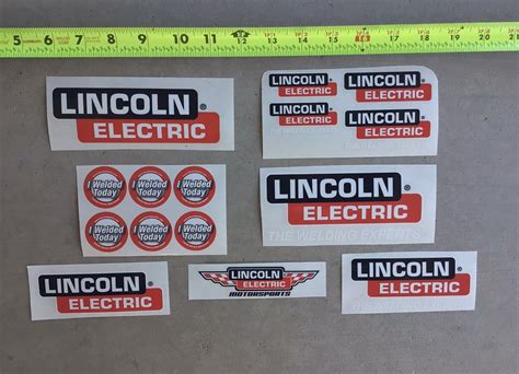 15 Lincoln Electric Welder Welding Decals Stickers Real Authentic