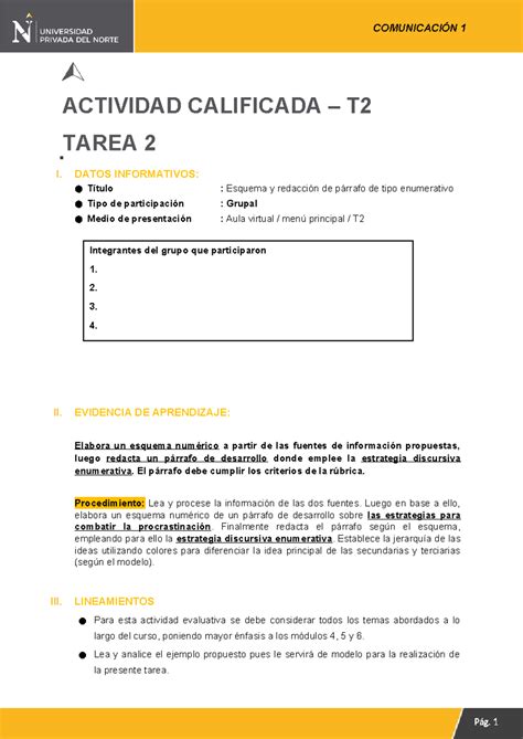 T Comunicacion Actividad Calificada T Tarea I Datos