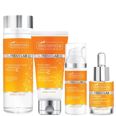 Bielenda Professional Supremelab Energy Boost Toner Cream Mask And