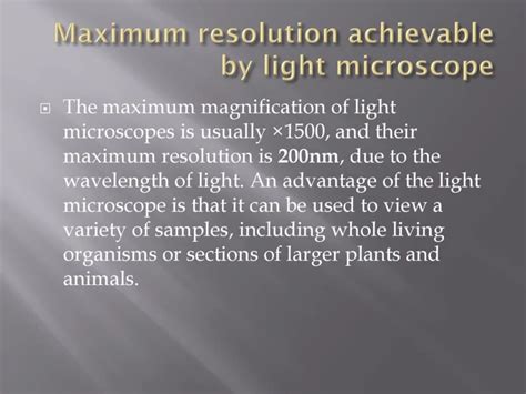 Uncovering the Boundaries: What is the Limit of Resolution for a Light ...