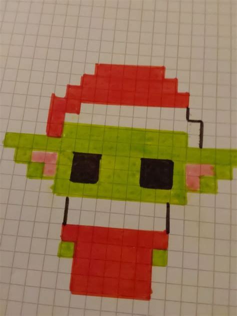 Pixel Art Baby Yoda En 2023 Dibujos Bonitos Dibujos Fondo De