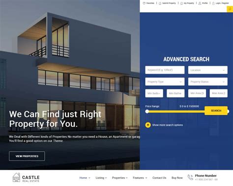 19 Best Real Estate Website Templates to Sell Properties 2024 - TemplateMag