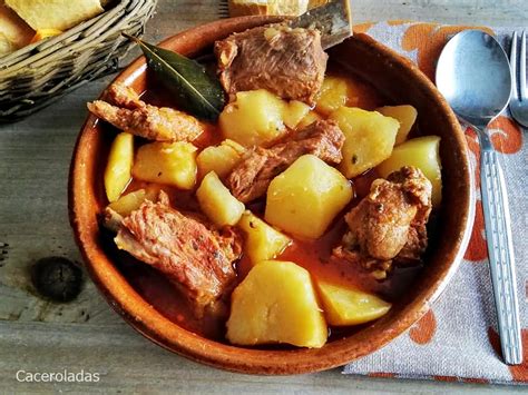 Patatas Guisadas Con Costillas Adobadas OK Recetas