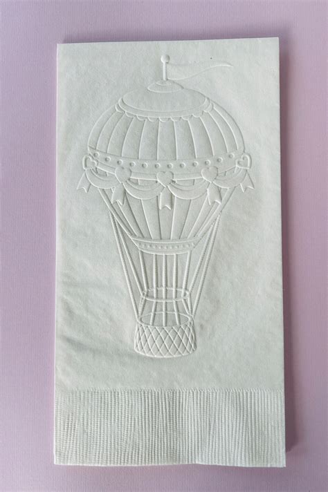 Hot Air Balloon Napkins Napkins Party Paper Napkins Anniversary Wedding