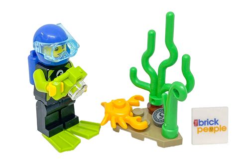 Buy LEGO City: Deep Sea Scuba Diver Minfig with Underwater Camera and ...