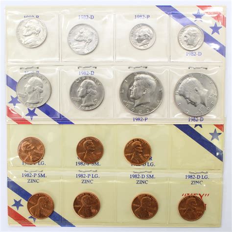 1982 Uncirculated P D U S Mint Set Property Room