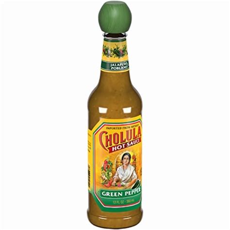 Cholula Green Pepper Hot Sauce 12 Fl Oz Pack Of 18 18 Pack Kroger