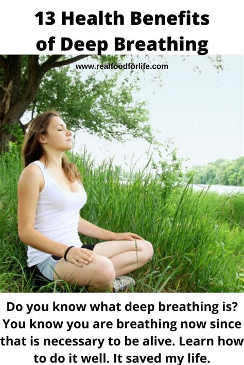 Health Benefits Of Deep Breathing Real Food For Life