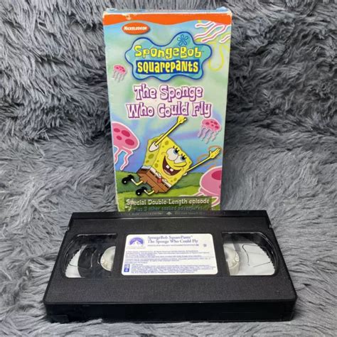 Nickelodeon Spongebob Squarepants Sponge Who Could Fly Vhs Video Tape Bob Film Eur 880