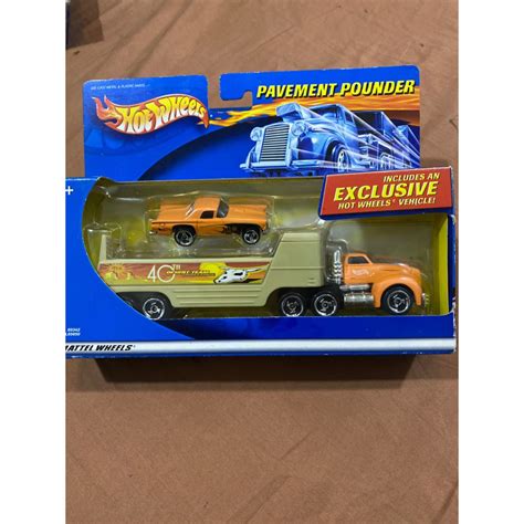 Hot Wheels Pavement Pounder 57 T Bird Shopee Malaysia