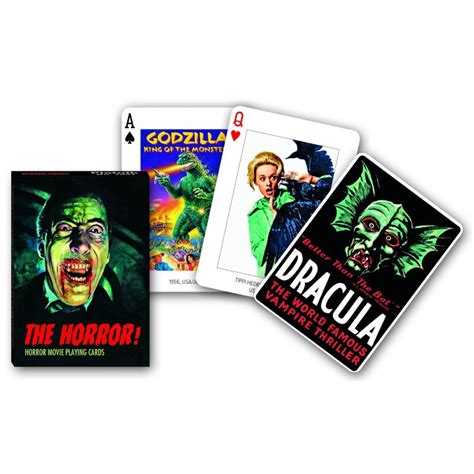 Jeu De 55 Cartes Horror Movies Piatnik Boutique BCD JEUX