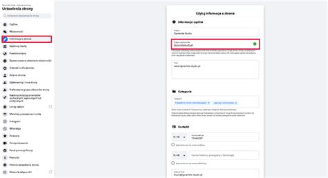 Jak zmienić adres strony na Facebooku