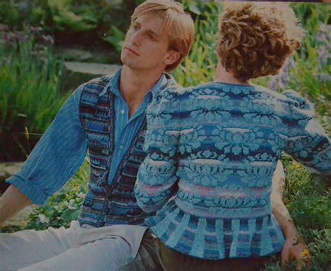 Kaffe Fassett Damask Flower Peplum Jacket Vintage 1980s Knitting Pattern Knitting Patterns