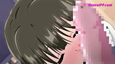 18yo Brunette Student Use Condom First Time With Teacher HENTAI