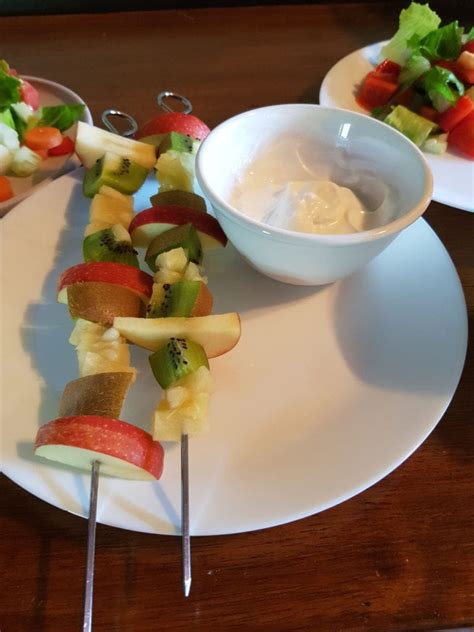 Fruit Kabobs & Yogurt Dip | Simple Suppers