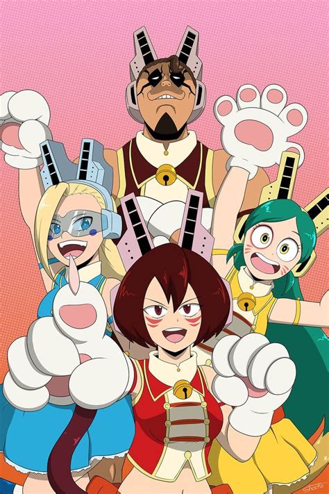 Wild Wild Pussycats Anime Hero Boku No Hero Academia