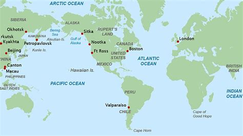 Atlantic And Pacific Ocean Meeting Point Map - Twila Ingeberg